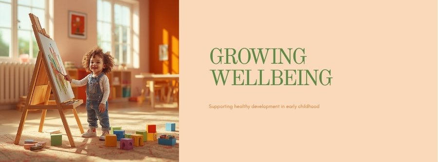 Happy thriving child displaying engagement and joy in early childhood setting