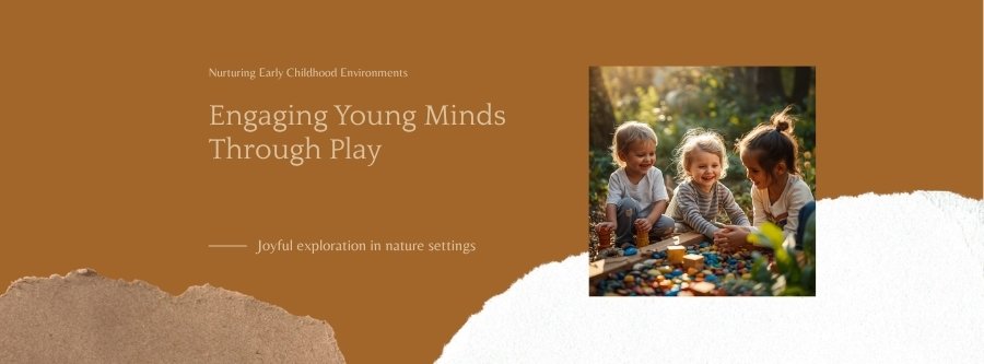 Happy children engaged in outdoor play at an early childhood centre