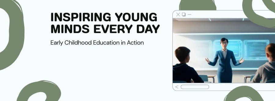 Early childhood educator documenting children's learning in a bright classroom
