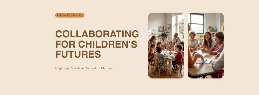 Parents and educators collaborating on curriculum planning together