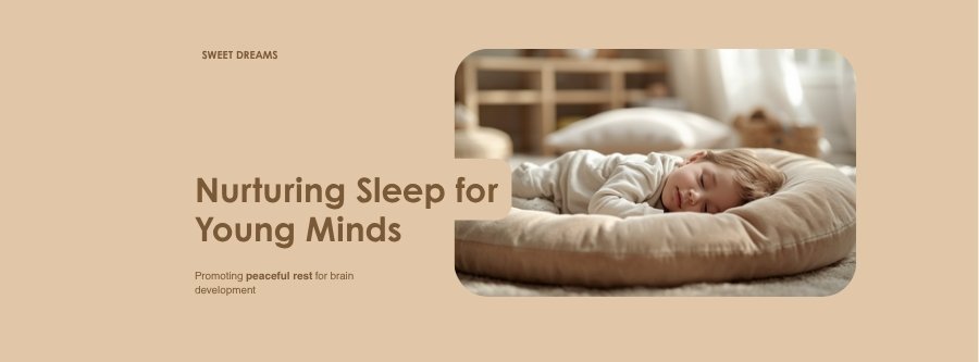 Peaceful young child sleeping during rest time